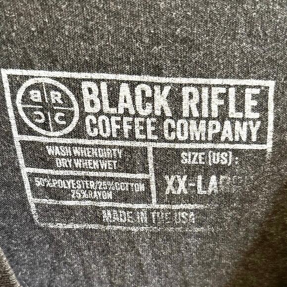 Black Rifle Coffee Company Graphic Tee BRCC MMXIX Bigfoot Sasquatch Gun Sz XXL - Picture 3 of 6